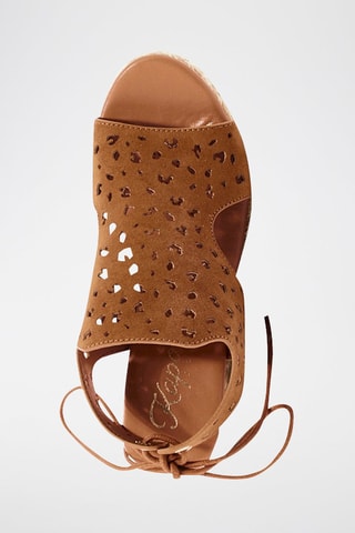 Sandales compensées Savage - Camel