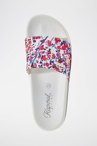 Claquettes Tacota - Blanc et rose