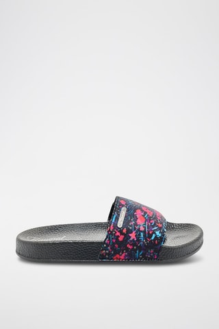 Claquettes Tacota - Noir et rose