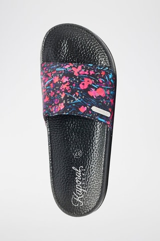 Claquettes Tacota - Noir et rose