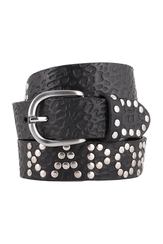 Ceinture en cuir Henda - Noir