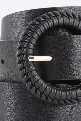 Ceinture en cuir Alix - Noir