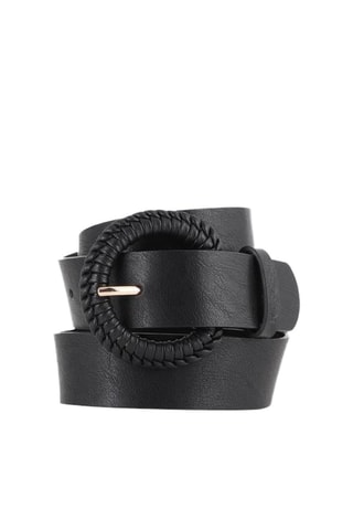 Ceinture en cuir Alix - Noir