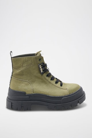 Bottines en coton biologique Tyler - Kaki