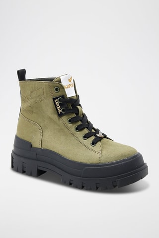 Bottines en coton biologique Tyler - Kaki
