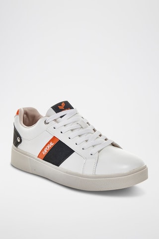 Baskets Tarline - Blanc et bleu marine