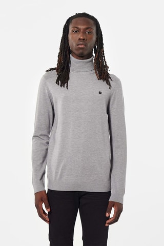 Pull en coton biologique Arian - Gris chiné