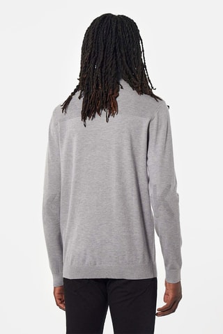 Pull en coton biologique Arian - Gris chiné