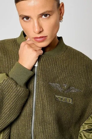 Gilet oversize Sensa - Kaki