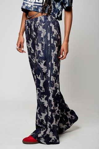 Pantalon wide legs - Bleu