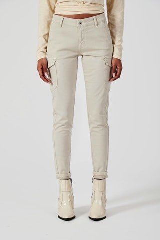 Pantalon cargo Dera - Beige
