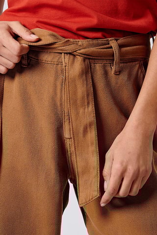 Pantalon wide legs Brina - Marron