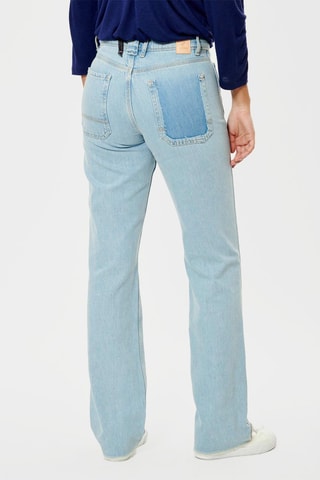 Rechte Jeans Betty- Hemelsblauw