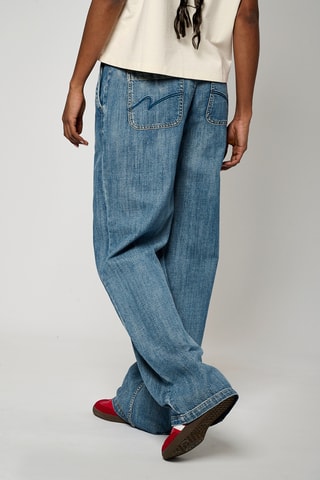 Jeans wide legs Brina- Hemelsblauw