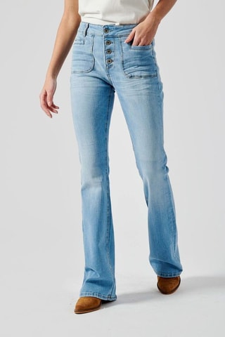 Jeans flare Lucky - Hemelsblauw