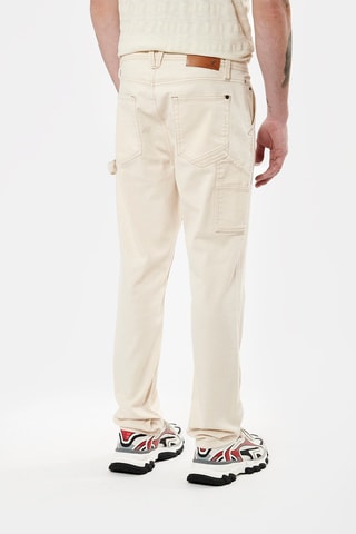 Rechte Jeans Earl- Beige