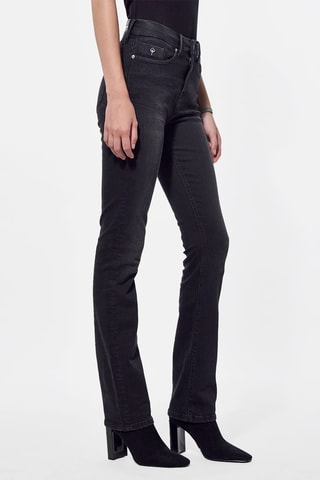 Jean bootcut taille haute - Noir