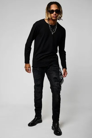 Jean skinny Dadas - Gris