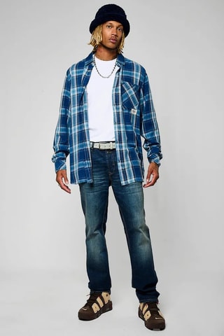 Jean droit Drone - Bleu