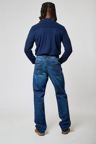 Jean droit Aiden - Bleu