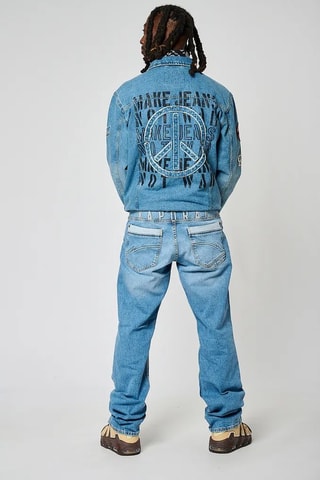 Jean droit Akast - Bleu