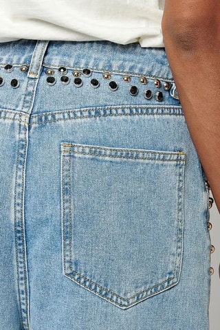 Jean wide legs Song - Bleu délavé