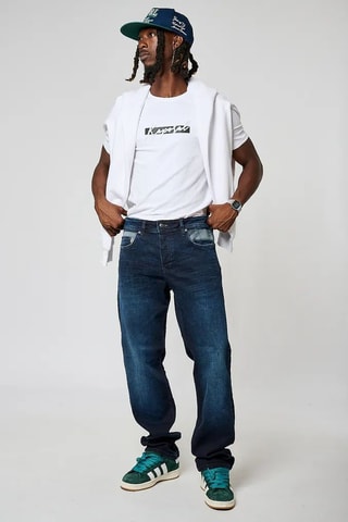 Jean droit Toby - Bleu marine