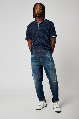 Jean relaxed Robin - Bleu