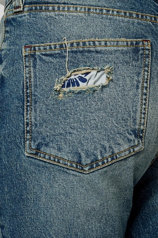 Rechte Jeans Bekki- Blauw