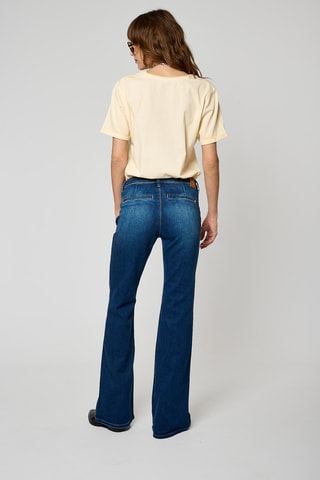 Jeans flared Bea  - Blauw