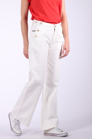 Jean droit taille haute Jael - Blanc