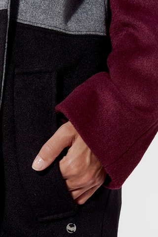 Manteau oversize en laine - Noir