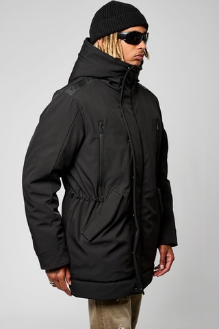 Manteau à capuche Brieu - Noir