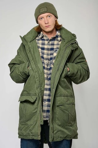 Parka à capuche Bruno - Kaki