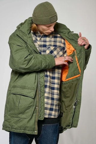 Parka à capuche Bruno - Kaki