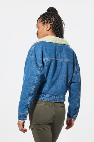 Veste en jean Ema - Bleu roi