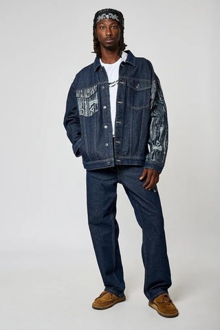 Veste regular Aran - Bleu