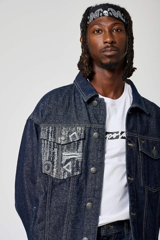 Veste regular Aran - Bleu