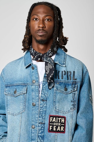 Veste regular en jean Ammo - Bleu