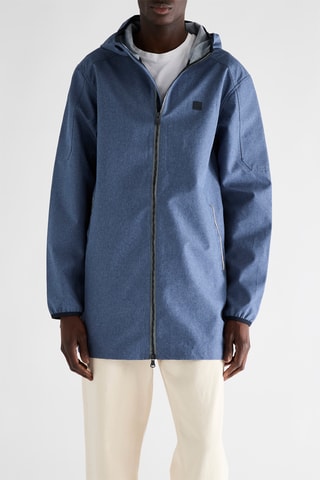 Parka à capuche Badox - Bleu