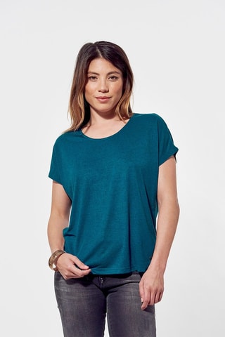 Top loose Peggy - Bleu canard