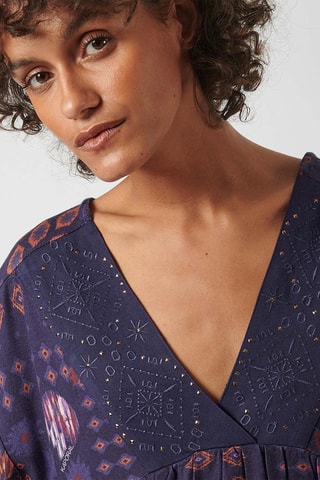 Robe trapèze Bilor - Bleu