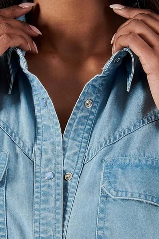 Robe regular sans manches - Bleu clair