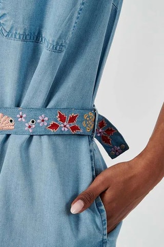 Robe regular sans manches - Bleu clair