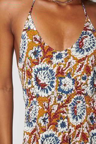 Robe longue dos nu Sanda - Miel