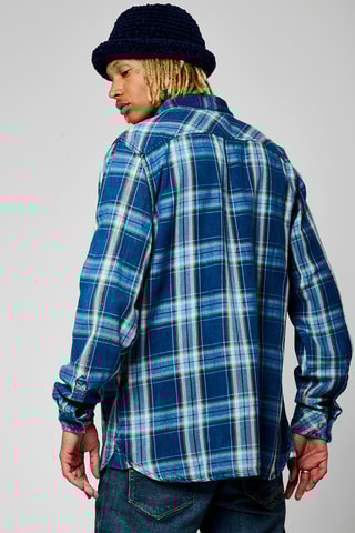 Chemise regular Bahri - Indigo