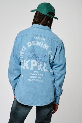 Chemise regular Korde - Bleu