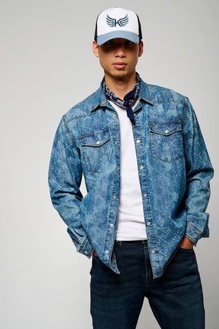 Chemise regular - Bleu