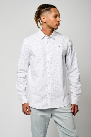 Chemise slim en coton biologique Bevy - Blanc