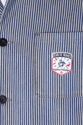 Surchemise Paul - Bleu marine et blanc